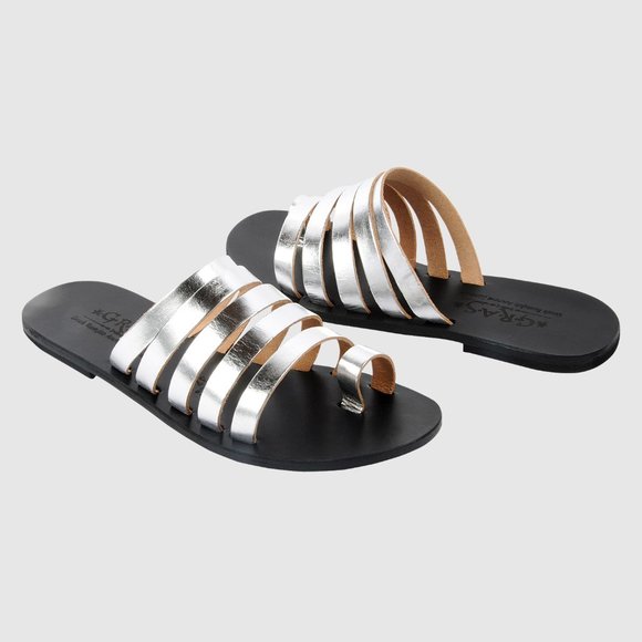 Greek Leather Sandal: Ekaterine - Picture 3 of 5